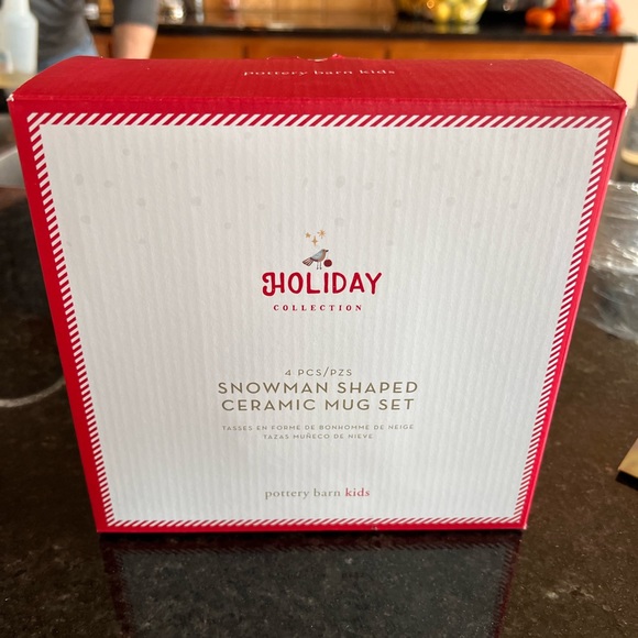 Pottery Barn Kids Snowman Mugs - NIB - Picture 4 of 4